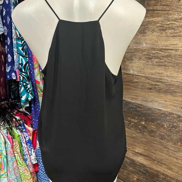 LOFT Black Fitted Backless Camisole Tank Top - Picture 3 of 7